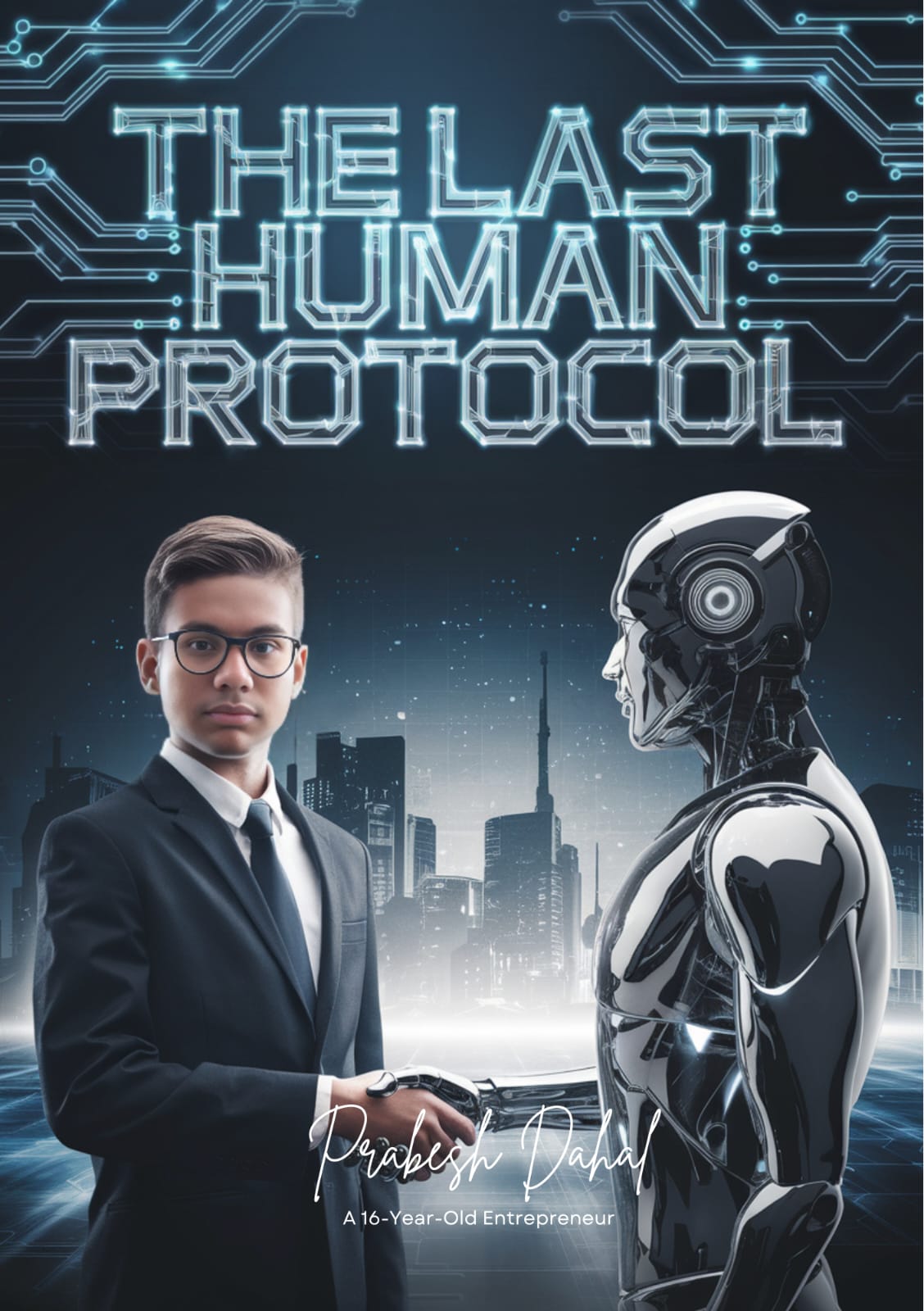 The Last Human Protocol book cover by Prabesh Dahal