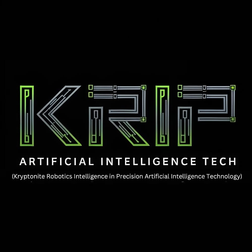 Abstract visualisation of the KRIP AI Tech research ecosystem