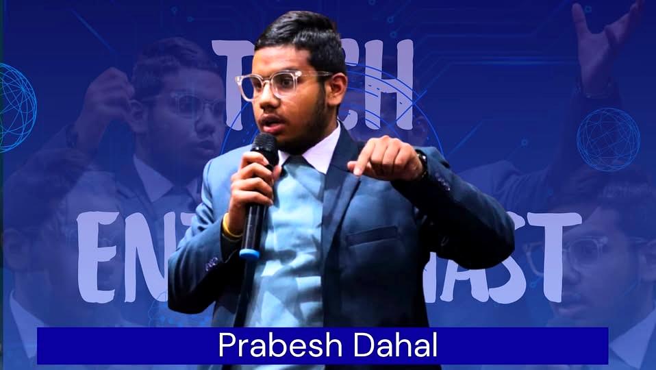 Prabesh Dahal — personal photo, journey of a young AI innovator