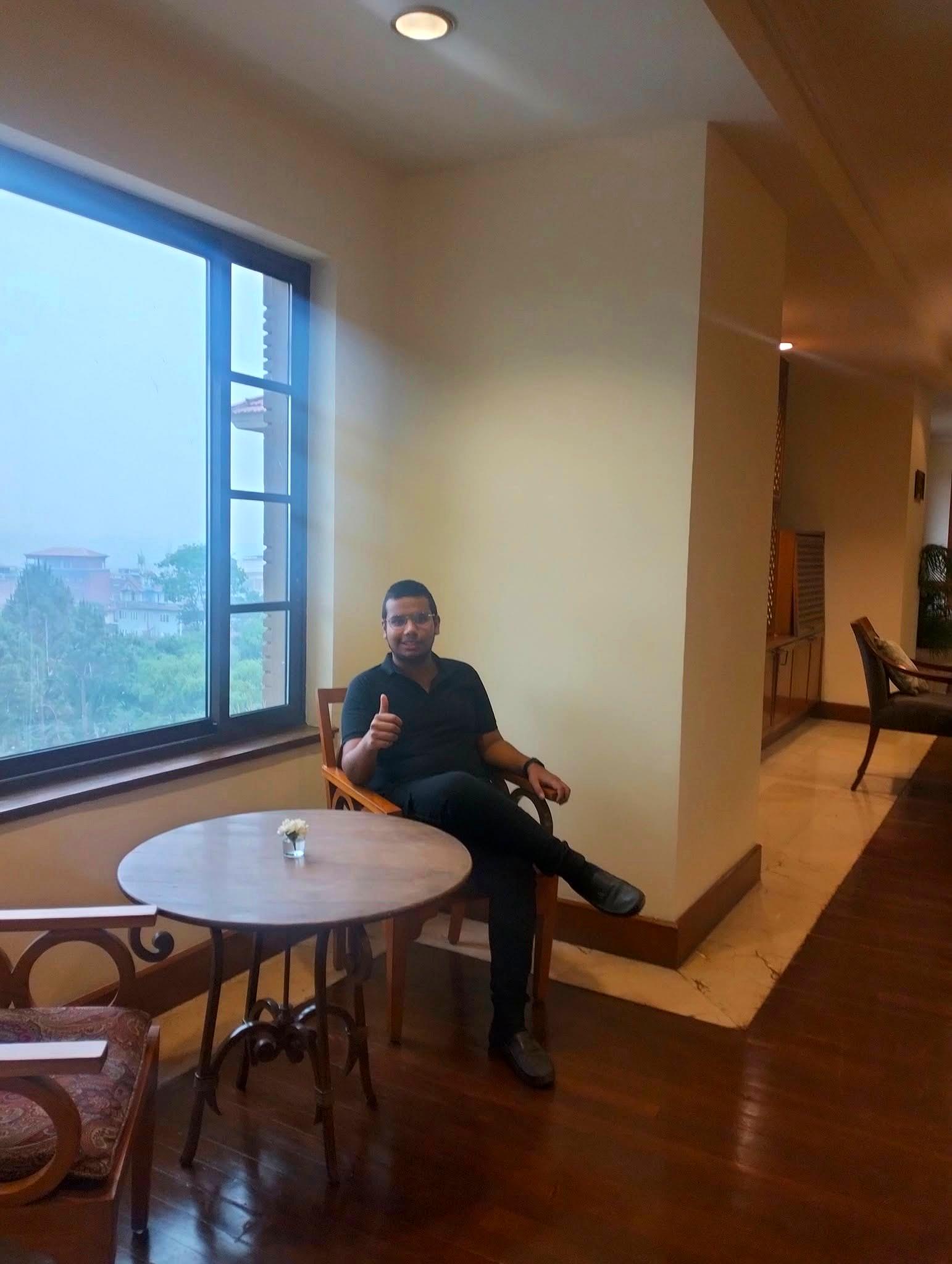 Prabesh Dahal at a public event — AI researcher and entrepreneur