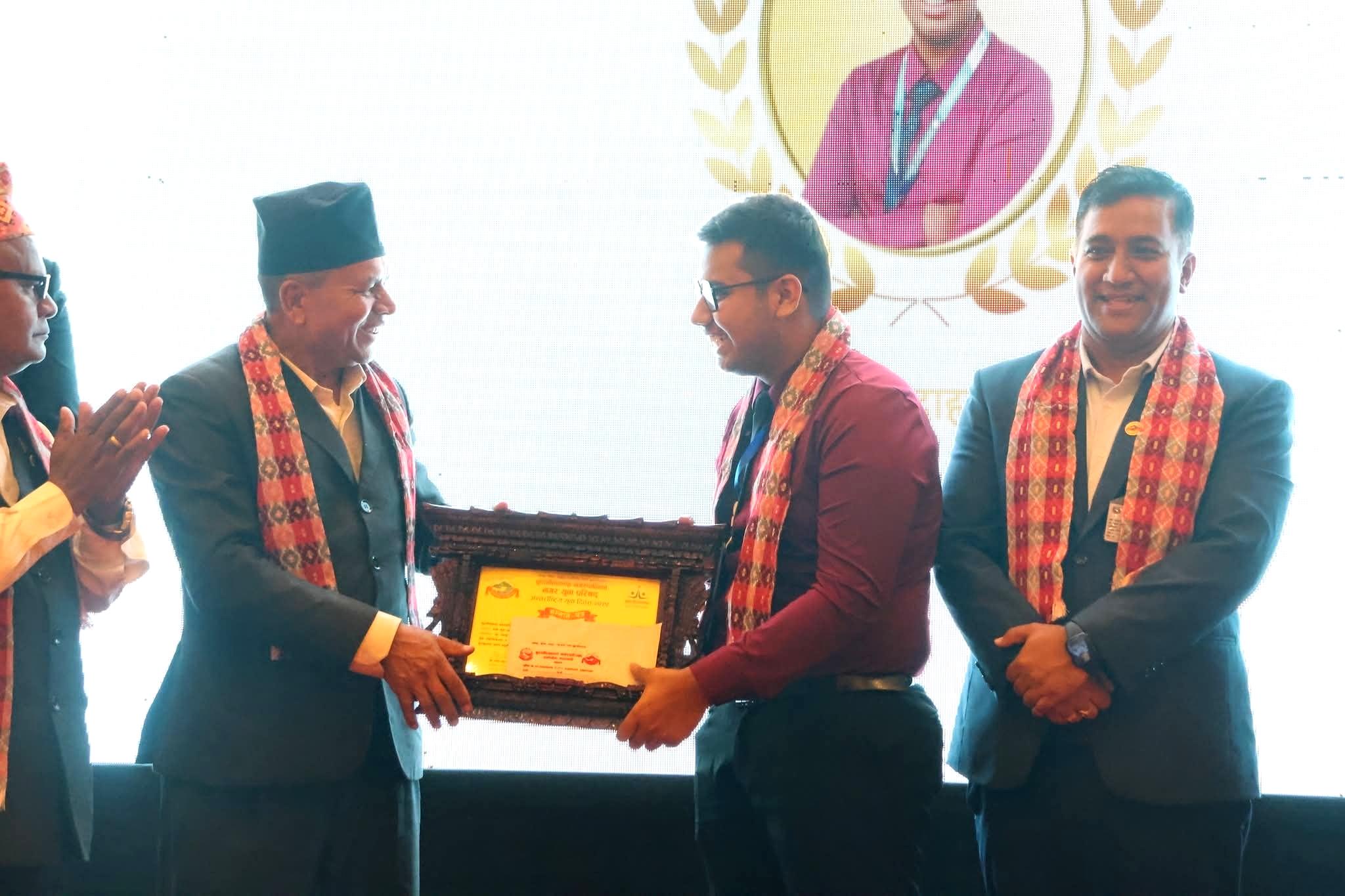 Prabesh Dahal award recognition — KRIP AI Tech founder honored for technology contributions
